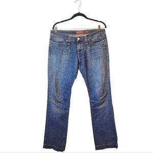 Vintage Y2K Miss Sixty Moby Dick Dark Wash Low Rise Straight Leg Jeans Size 30